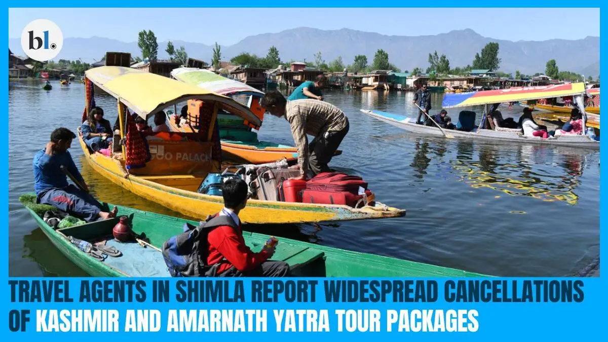 Travel agents in Shimla report widespread cancellations of Kashmir and Amarnath Yatra tour packages